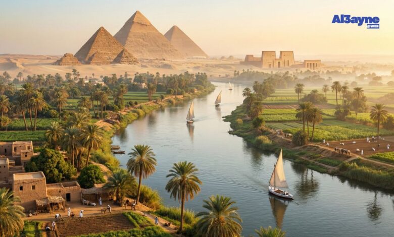 نهر النيل حضارة