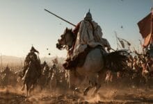 معركة وادي المخازن سنة 1578 بين الجيش المغربي والدولة السعدية والجيش البرتغالي بقيادة سبستيان