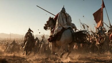 معركة وادي المخازن سنة 1578 بين الجيش المغربي والدولة السعدية والجيش البرتغالي بقيادة سبستيان